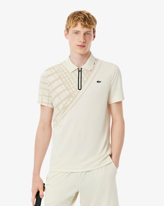 Polo Tenis Ultra-Dry Estampado Slim Fit 
