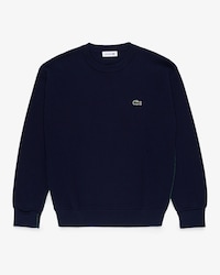 Su&eacute;ter feminino em algod&atilde;o org&acirc;nico com decote redondo