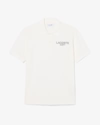 Polo de piqu&eacute; estampado de corte cl&aacute;sico