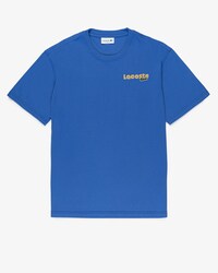Camiseta de Algod&atilde;o com Efeito Lavado Ombr&eacute;