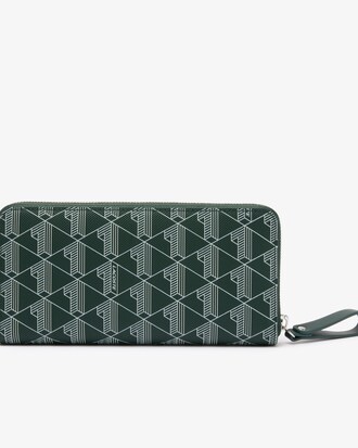 Carteira Grande com Z&iacute;per Monograma