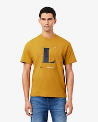 Remera de punto de algod&oacute;n con estampado