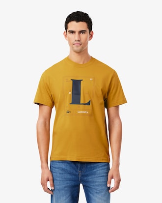 Remera de punto de algod&oacute;n con estampado