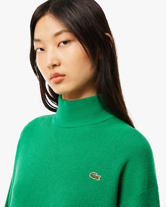 Suéter de Gola Alta de Lã