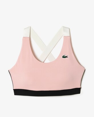 Top esportivo feminino Lacoste SPORT com alças cruzadas