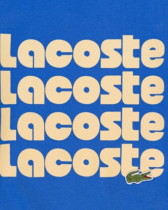 Moletom Masculino com Gola redonda e Logotipo Triplo