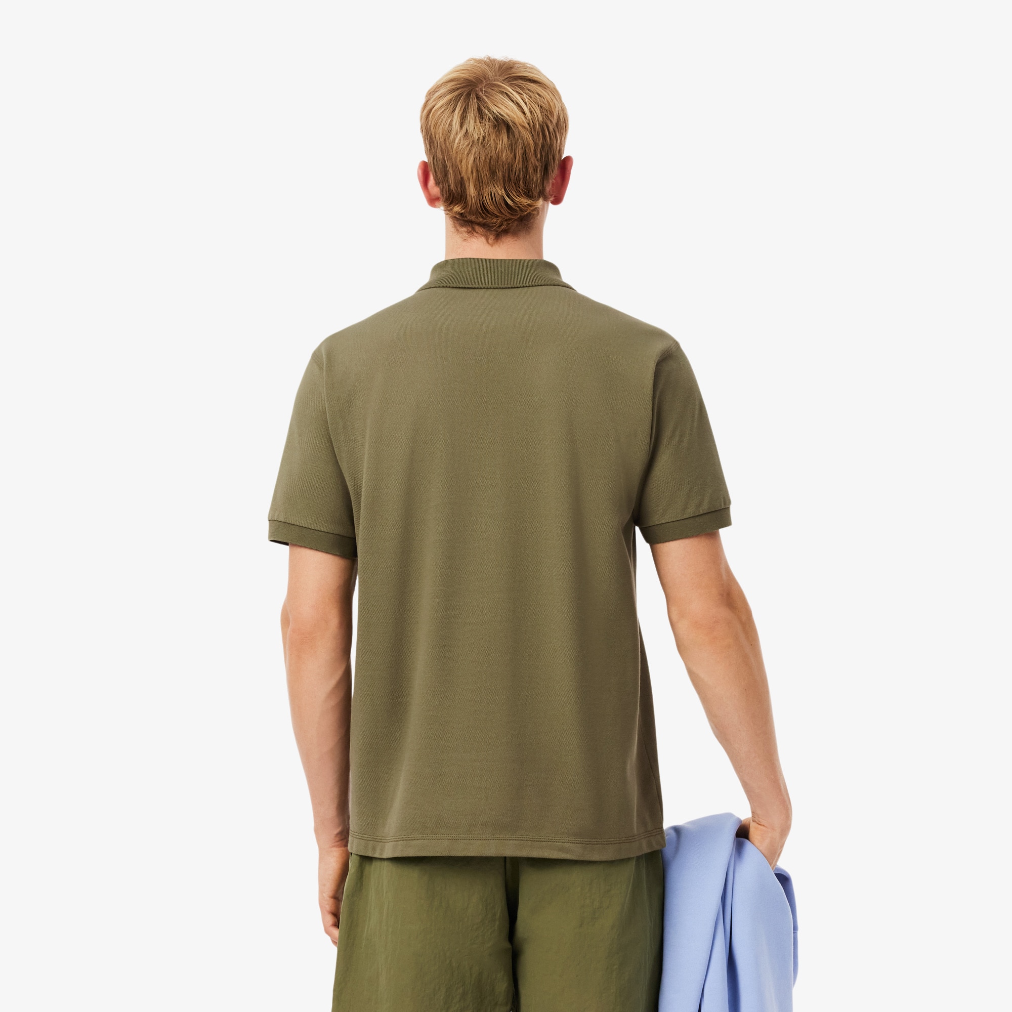 Camiseta Polo Lacoste Mini-Piqué com Bordado Clássico
