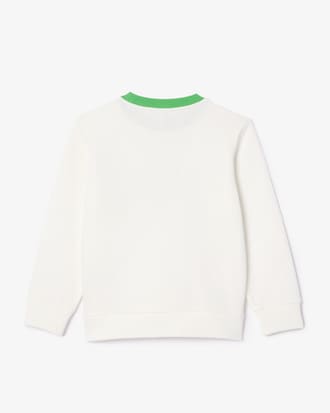 Moletom Esportivo de Algod&atilde;o com Estampa e Gola Careca