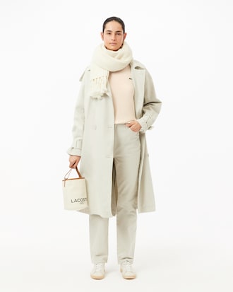 Sweater De Lana Punto Musgo Fit Relajado