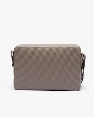 Bolso Chantaco De Cuero Piqué Estilo Reportero