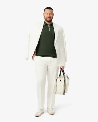 Camisa Polo L.12.12 Badge Print, Ajuste Regular