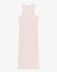 Vestido sem Mangas em Algod&atilde;o