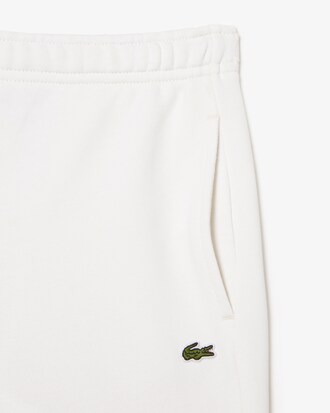 Short infantil Lacoste com assinatura e estampa contrastante