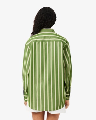 Camisa Oversized em Popeline de Algod&atilde;o
