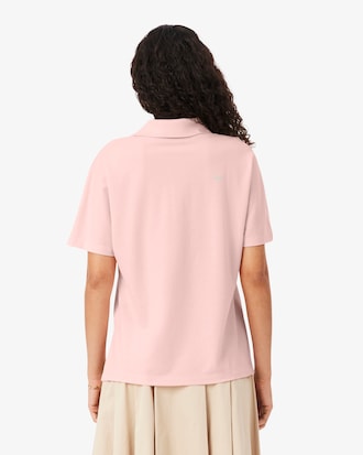 Camisa Polo Fluid Piqu&eacute; Ajuste Folgado