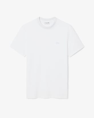 Camiseta piqu&eacute; com marca de jacquard
