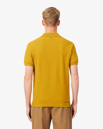 Polo de petit piqu&eacute; estampado de corte cl&aacute;sico