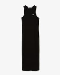 Vestido sem Mangas em Algod&atilde;o