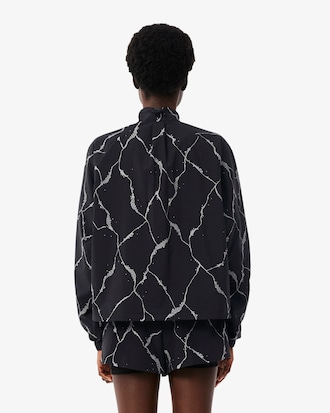 Jaqueta de T&ecirc;nis Estampada de Crocodilo Refletiva