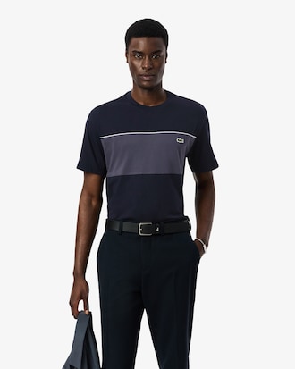 Camiseta de Algod&atilde;o Colour-Block