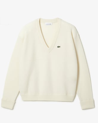 Su&eacute;ter feminino com decote em V