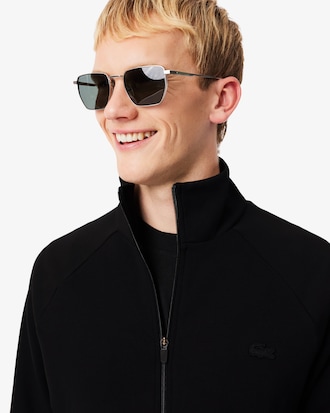 Campera De Algodón Doble Con Cierre