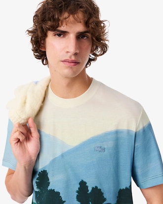 Remera de Algodón Estampada