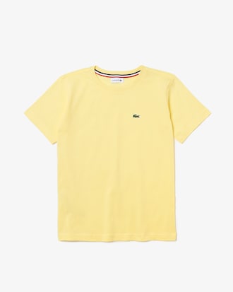 Camiseta Infantil em J&eacute;rsei de Algod&atilde;o com Gola Redonda