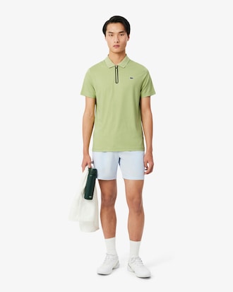 Ultra Dry Stretch Jacquard Tennis Polo Shirt