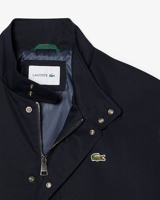 Campera Harrington de sarga hidr&oacute;fuga