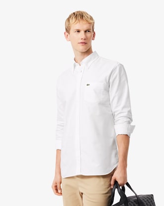 Camisa Regular Fit em Oxford