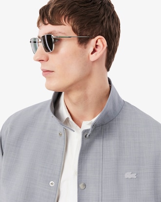 Campera tipo Harrington de mezcla de lana