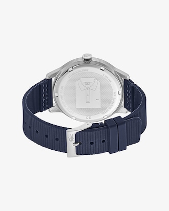 Rel&oacute;gio masculino L1212 Paris com pulseira de silicone azul