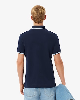 Polo L.12.12 con Acento en Ruedo Fit Regular