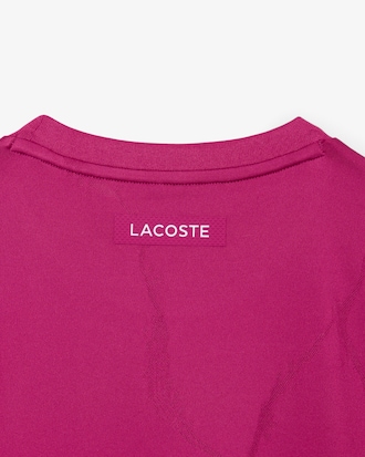 Remera de tenis Ultra Dry con cocodrilo jacquard