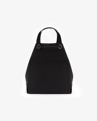 Bolsa bucket feminina Lacoste em fibra reciclada