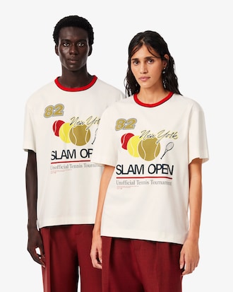 Remera con estampado de tenis Runway