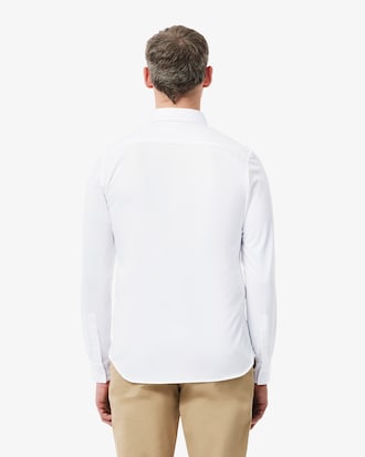 Camisa em Mistura de Algod&atilde;o - Modelagem ajustada