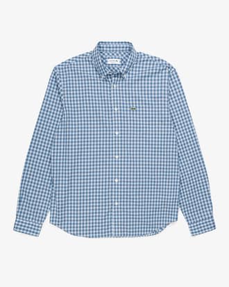 Camisa Masculina de Algod&atilde;o Popeline Regular Fit