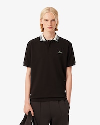 Polo con Cuello Rayado Fit Clásico Hecho en Francia