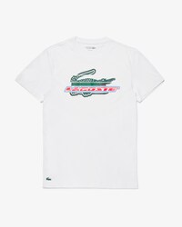 Camiseta masculina Lacoste SPORT Regular Fit em algod&atilde;o org&acirc;nico