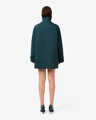 Mini vestido de sarga oversize Runway