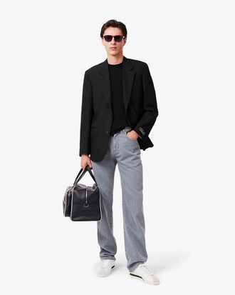 Remera De Algod&oacute;n Con Emblema Fit Holgado