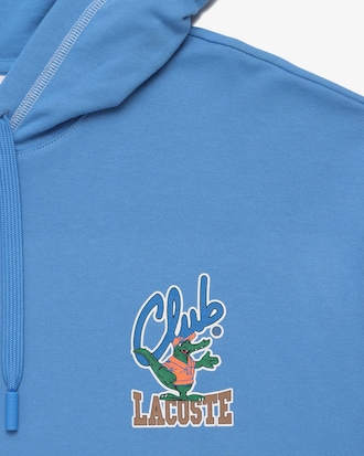 Moletom Feminino Cole&ccedil;&atilde;o Summer Pack com Mascote Lacoste no Peito