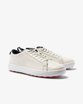 Tênis masculino para golfe Lacoste G Elite em material sintético