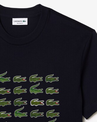 Camiseta Relaxed Fit com estampa emblem&aacute;tica