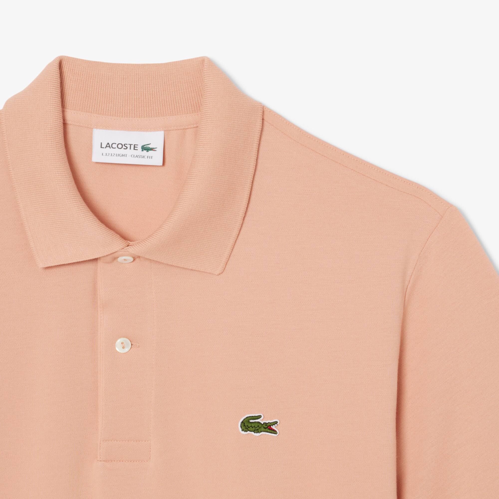 Camisa de Algodão Polo L.12.12 Light em Piqué Lacoste