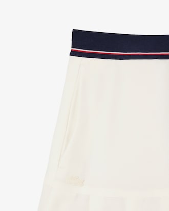 Pollera Corta Plisada de Mezcla de Lana