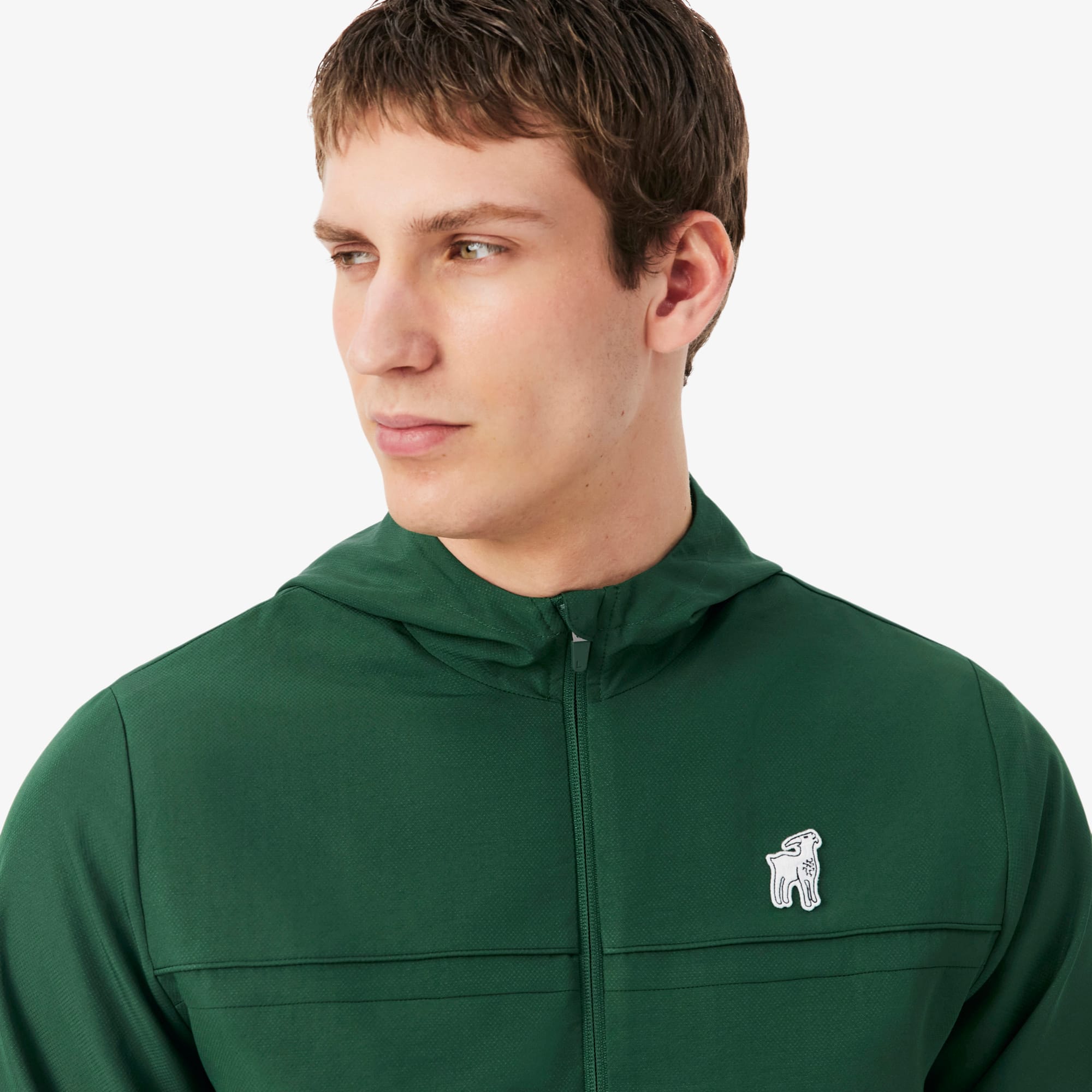 Jaqueta GOAT Lacoste x Novak Djokovic - Coleção de Tênis Masculina
