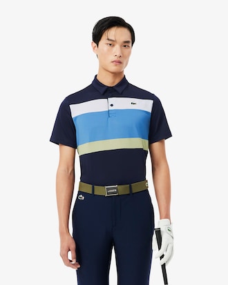 Ultra Dry Stretch Colour-Block Golf Polo Shirt